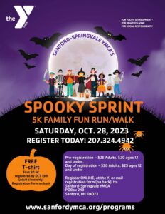 Spooky Sprint 5K Oct. 28
